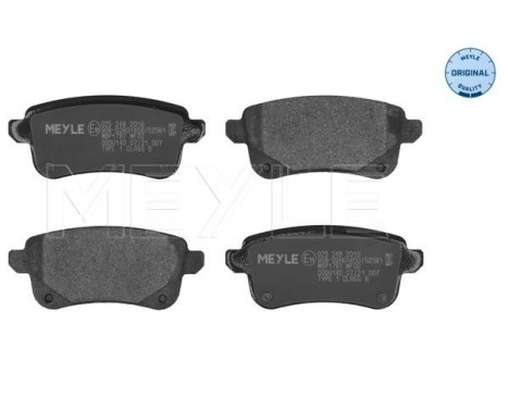 Brake Pad Set, disc brake MEYLE-ORIGINAL: True to OE. 025 248 2016, Image 2