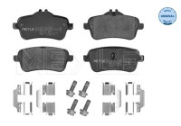 Brake Pad Set, disc brake MEYLE-ORIGINAL: True to OE. 025 252 1618