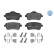 Brake Pad Set, disc brake MEYLE-ORIGINAL: True to OE. 025 252 1618