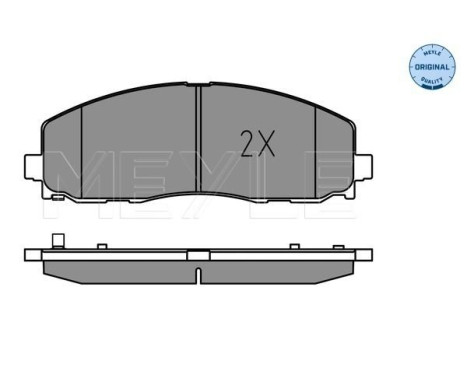 Brake Pad Set, disc brake MEYLE-ORIGINAL: True to OE. 025 253 7919, Image 2