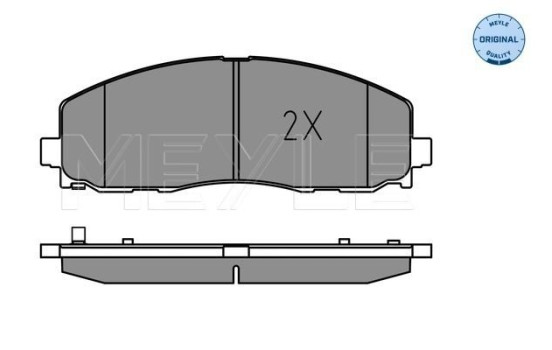 Brake Pad Set, disc brake MEYLE-ORIGINAL: True to OE. 025 253 7919, Image 2