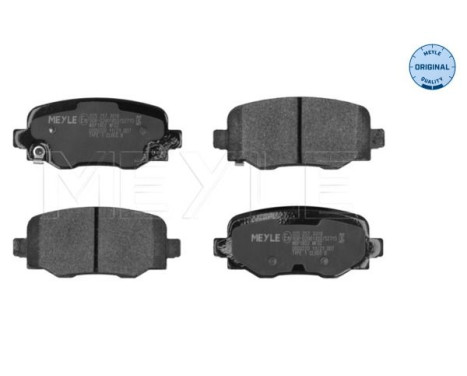 Brake Pad Set, disc brake MEYLE-ORIGINAL: True to OE. 025 257 3318, Image 3