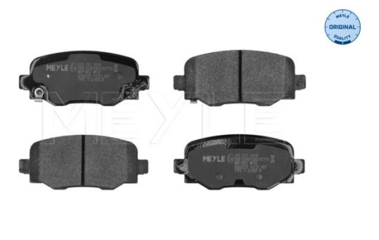 Brake Pad Set, disc brake MEYLE-ORIGINAL: True to OE. 025 257 3318, Image 3