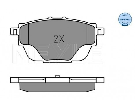 Brake Pad Set, disc brake MEYLE-ORIGINAL: True to OE. 025 258 2717, Image 2