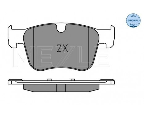 Brake Pad Set, disc brake MEYLE-ORIGINAL: True to OE. 025 258 3317, Image 2