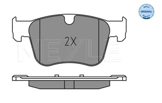 Brake Pad Set, disc brake MEYLE-ORIGINAL: True to OE. 025 258 3317, Image 2