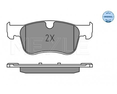 Brake Pad Set, disc brake MEYLE-ORIGINAL: True to OE. 025 258 3617, Image 2