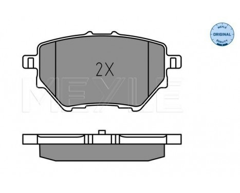 Brake Pad Set, disc brake MEYLE-ORIGINAL: True to OE. 025 258 3917, Image 2