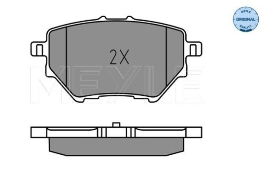 Brake Pad Set, disc brake MEYLE-ORIGINAL: True to OE. 025 258 3917, Image 2