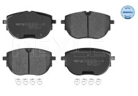 Brake Pad Set, disc brake MEYLE-ORIGINAL: True to OE. 025 262 6818