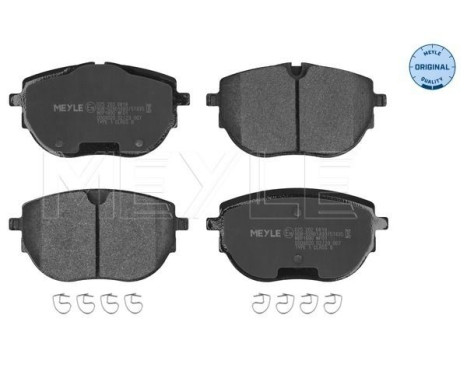 Brake Pad Set, disc brake MEYLE-ORIGINAL: True to OE. 025 262 6818