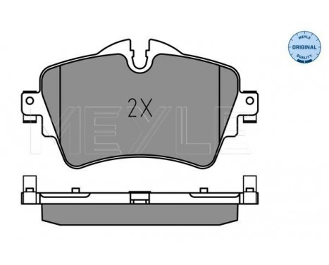 Brake Pad Set, disc brake MEYLE-ORIGINAL: True to OE.