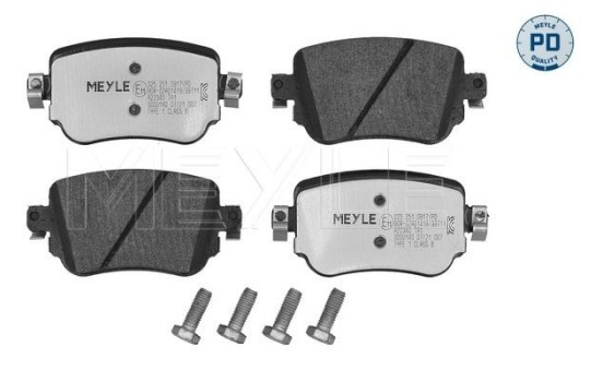 Brake Pad Set, disc brake MEYLE-PD: Advanced design and technology. 025 251 0917/PD, Image 2