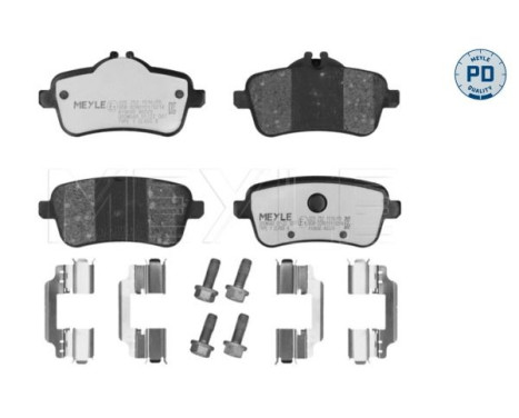 Brake Pad Set, disc brake MEYLE-PD: Advanced design and technology. 025 252 1516/PD, Image 3