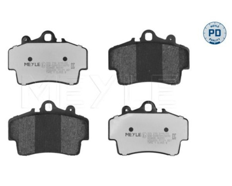 Brake Pad Set, disc brake MEYLE-PD: Advanced performance and design. 025 219 3715/PD, Image 2