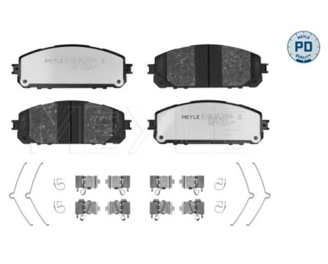 Brake Pad Set, disc brake MEYLE-PD: Advanced performance and design. 025 220 7018/PD, Image 2