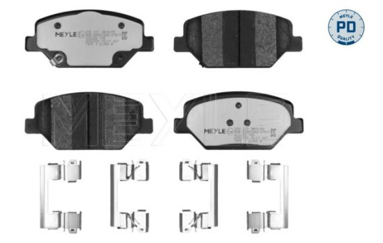 Brake Pad Set, disc brake MEYLE-PD: Advanced performance and design. 025 221 3819/PD, Image 3