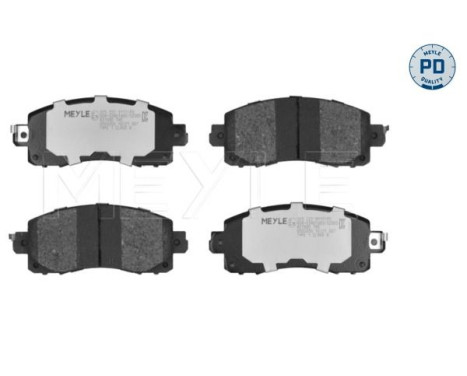 Brake Pad Set, disc brake MEYLE-PD: Advanced performance and design. 025 222 0117/PD, Image 3