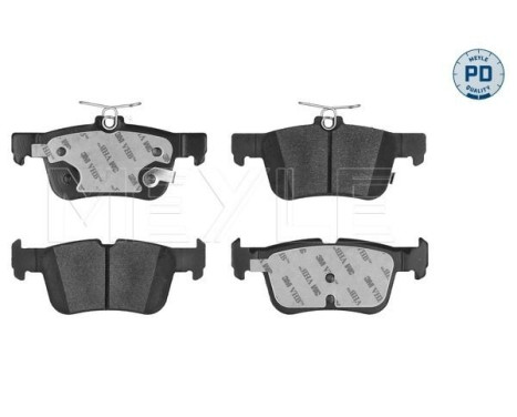 Brake Pad Set, disc brake MEYLE-PD: Advanced performance and design. 025 222 3116/PD, Image 3