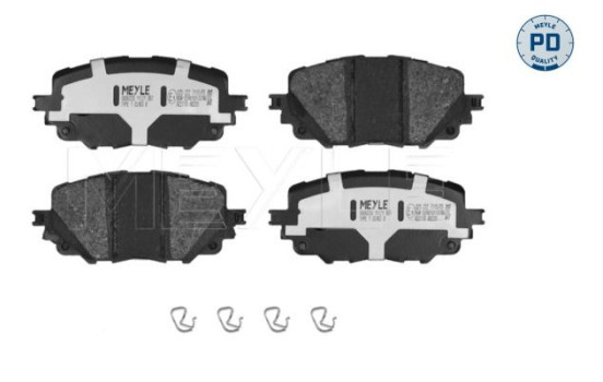 Brake Pad Set, disc brake MEYLE-PD: Advanced performance and design. 025 222 7115/PD, Image 2