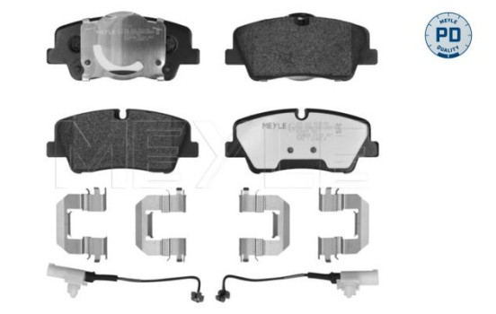 Brake Pad Set, disc brake MEYLE-PD: Advanced performance and design. 025 223 7017/PD, Image 3
