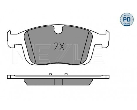 Brake Pad Set, disc brake MEYLE-PD: Advanced performance and design. 025 223 8619/PD, Image 2