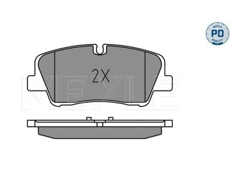 Brake Pad Set, disc brake MEYLE-PD: Advanced performance and design. 025 224 1817/PD, Image 2