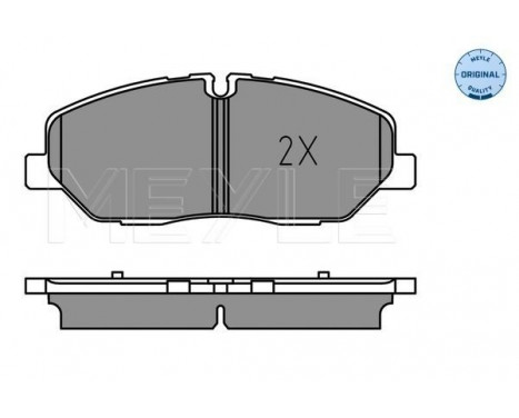 Brake Pad Set, disc brake MEYLE-PD: Advanced performance and design. 025 224 2020/PD, Image 2