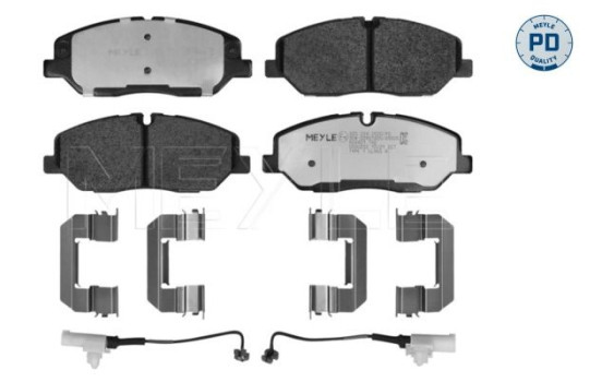 Brake Pad Set, disc brake MEYLE-PD: Advanced performance and design. 025 224 2020/PD, Image 3