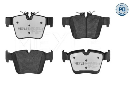Brake Pad Set, disc brake MEYLE-PD: Advanced performance and design. 025 224 2316/PD, Image 3