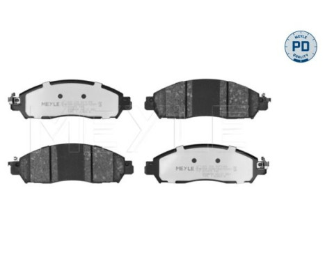 Brake Pad Set, disc brake MEYLE-PD: Advanced performance and design. 025 224 3917/PD, Image 3