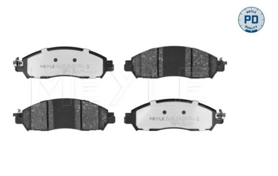 Brake Pad Set, disc brake MEYLE-PD: Advanced performance and design. 025 224 3917/PD, Image 3