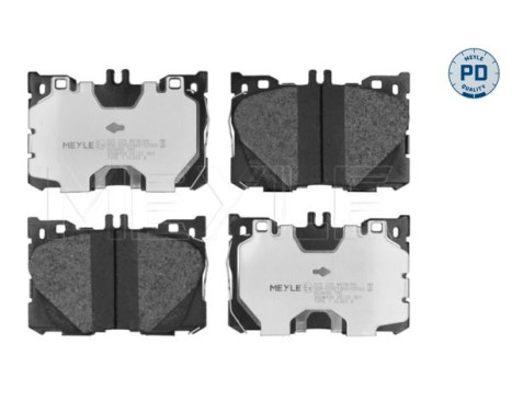 Brake Pad Set, disc brake MEYLE-PD: Advanced performance and design. 025 225 8618/PD, Image 3