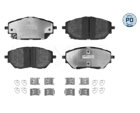 Brake Pad Set, disc brake MEYLE-PD: Advanced performance and design. 025 227 8218/PD, Image 2