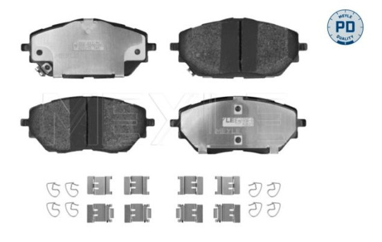 Brake Pad Set, disc brake MEYLE-PD: Advanced performance and design. 025 227 8218/PD, Image 2