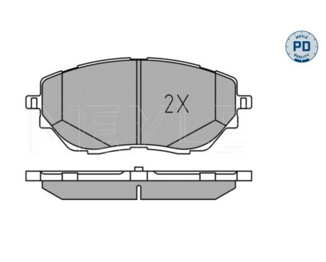 Brake Pad Set, disc brake MEYLE-PD: Advanced performance and design. 025 227 8218/PD, Image 3