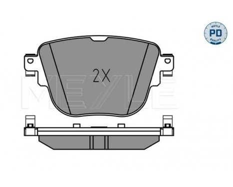 Brake Pad Set, disc brake MEYLE-PD: Advanced performance and design. 025 227 9217/PD, Image 2