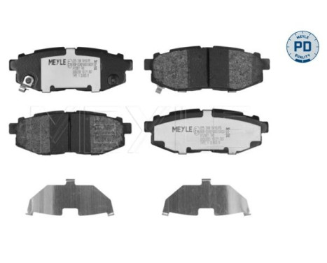 Brake Pad Set, disc brake MEYLE-PD: Advanced performance and design. 025 248 5416/PD, Image 3