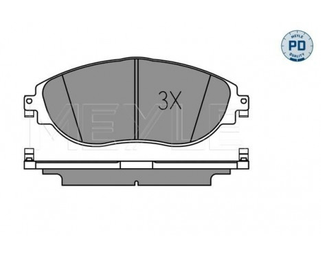 Brake Pad Set, disc brake MEYLE-PD: Advanced performance and design. 025 251 1720/PD, Image 2