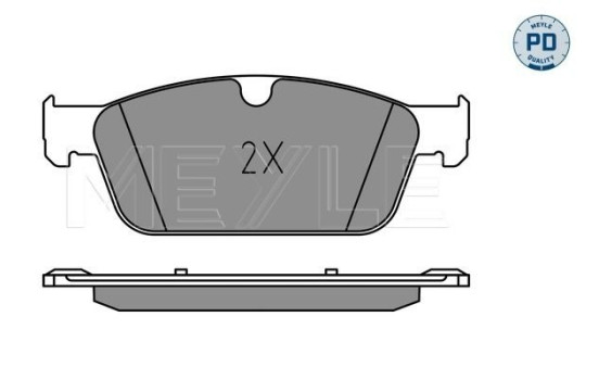 Brake Pad Set, disc brake MEYLE-PD: Advanced performance and design. 025 255 3119/PD, Image 2
