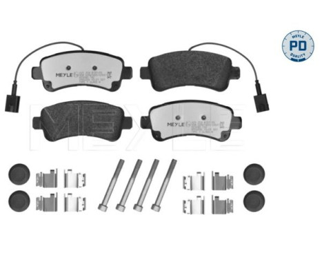 Brake Pad Set, disc brake MEYLE-PD: Advanced performance and design. 025 259 8721/PD, Image 3
