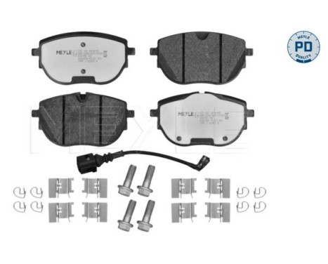 Brake Pad Set, disc brake MEYLE-PD: Advanced performance and design. 025 262 6818/PD