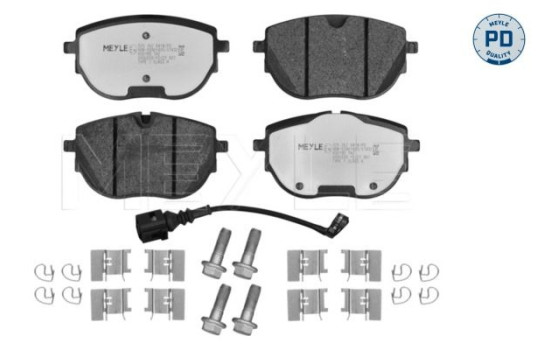 Brake Pad Set, disc brake MEYLE-PD: Advanced performance and design. 025 262 6818/PD