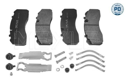 Brake Pad Set, disc brake MEYLE-PD: Advanced performance and design. 025 290 9530/PD