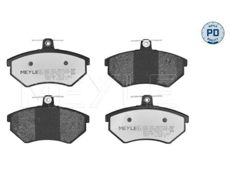 Brake Pad Set, disc brake MEYLE-PD Quality 025 201 6816/PD, Image 2