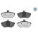 Brake Pad Set, disc brake MEYLE-PD Quality 025 201 6816/PD, Thumbnail 2