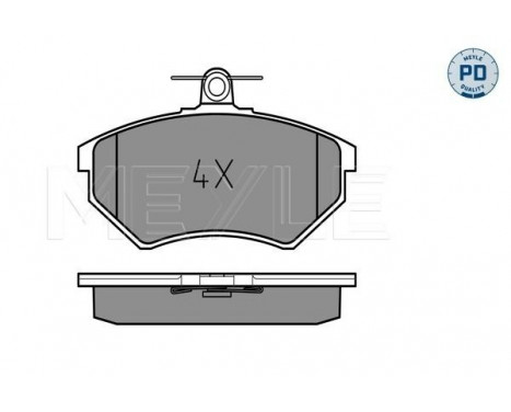 Brake Pad Set, disc brake MEYLE-PD Quality 025 201 6819/PD