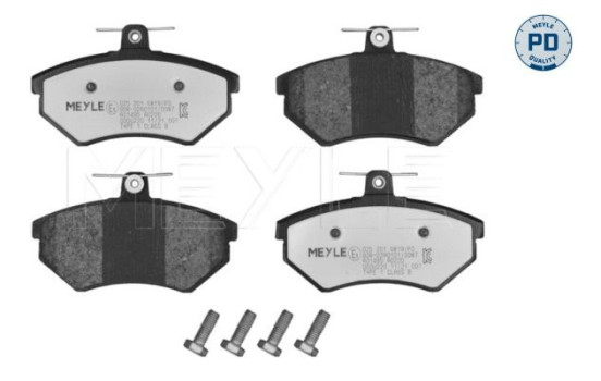 Brake Pad Set, disc brake MEYLE-PD Quality 025 201 6819/PD, Image 2