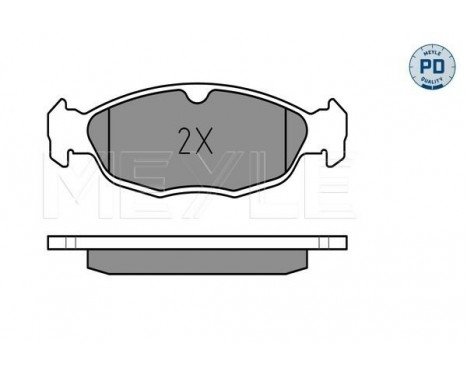 Brake Pad Set, disc brake MEYLE-PD Quality 025 205 4716/PD, Image 2