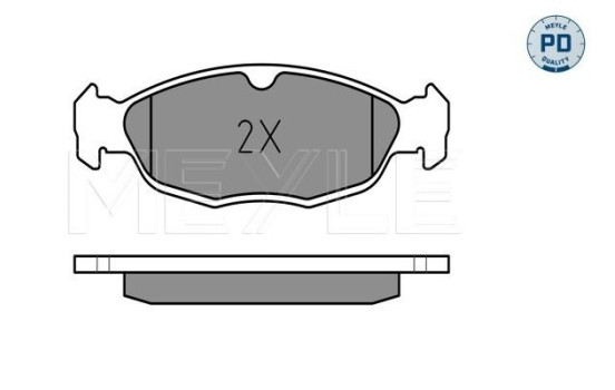 Brake Pad Set, disc brake MEYLE-PD Quality 025 205 4716/PD, Image 2